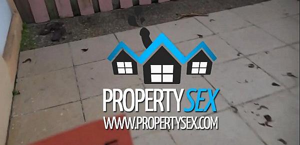  PropertySex - Horny landlord cheats on his wife with hot young petite tenant